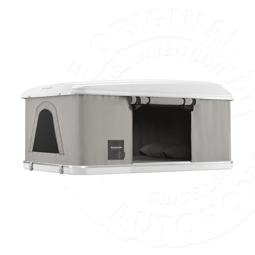 Палатка на крышу автомобиля AUTOHOME MAGGIOLINA AIRLANDER PLUS SMALL GRAY X-LONG, серый тент, лестница 215 мм Палатка на крышу автомобиля AUTOHOME MAGGIOLINA AIRLANDER PLUS SMALL GRAY X-LONG, серый тент, лестница 215 мм