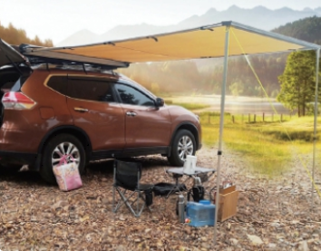 3 Маркиза автомобильная РИФ 2,5х2,5 м раскладная (канвас) песочный 3 Маркиза автомобильная РИФ 2,5х2,5 м раскладная (канвас) песочный