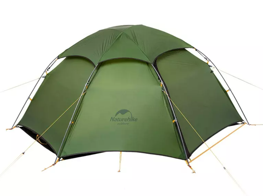 Палатка Naturehike Cloud Peak 20D Si 2-местная, алюминиевый каркас, зеленая Палатка Naturehike Cloud Peak 20D Si 2-местная, алюминиевый каркас, зеленая