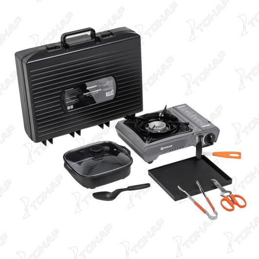 2 Плита газовая портативная в кейсе NISUS 2 Плита газовая портативная в кейсе NISUS