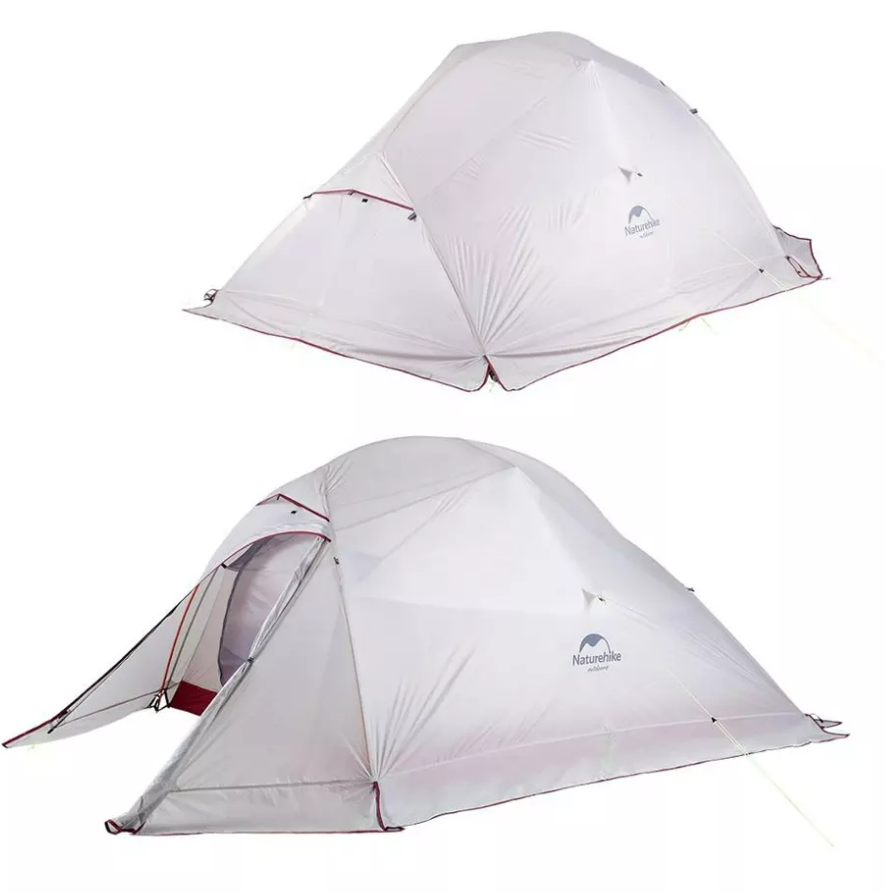 Палатка Naturehike Cloud Up Si 3-местная, алюминиевый каркас,снежная юбка, сверхлегкая, серо-красная Палатка Naturehike Cloud Up Si 3-местная, алюминиевый каркас,снежная юбка, сверхлегкая, серо-красная