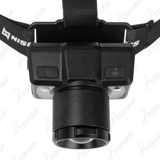 5 Фонарь налобный NISUS сенсорный 800 LM, IP43, USB 5 Фонарь налобный NISUS сенсорный 800 LM, IP43, USB