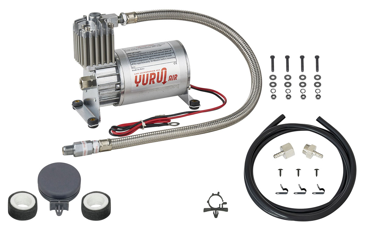 Компрессор автомобильный стационарный YURUI 12V 53 л/мин 10,2 атм