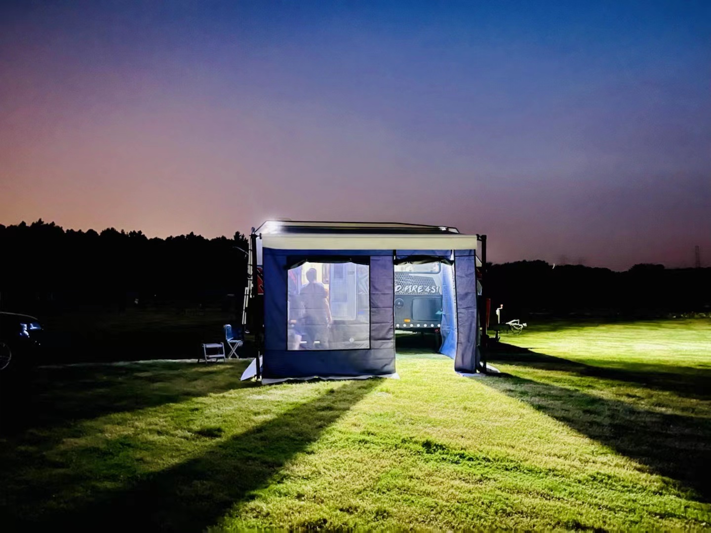 Стенки к автомобильной маркизе серии RIF5533 2,5х2 м