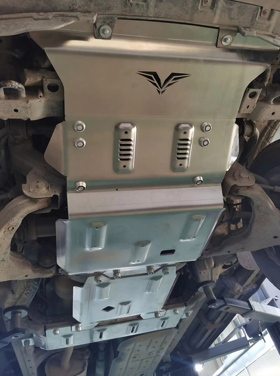 Защита Falcon радиатора, картера, РК, КПП для GWM Haval H9 (2015-2023), алюминий. 8 мм Защита Falcon радиатора, картера, РК, КПП для GWM Haval H9 (2015-2023), алюминий. 8 мм