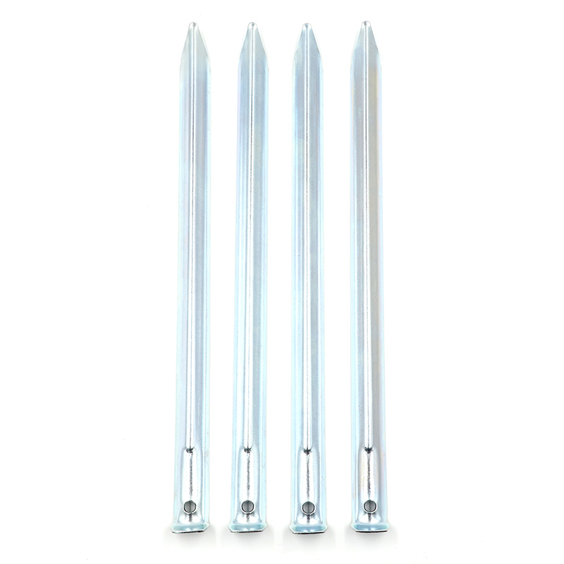 Колышки "СЛЕДОПЫТ" для палатки, усиленные, Г-образные L-29 см, 4 шт. Колышки "СЛЕДОПЫТ" для палатки, усиленные, Г-образные L-29 см, 4 шт.