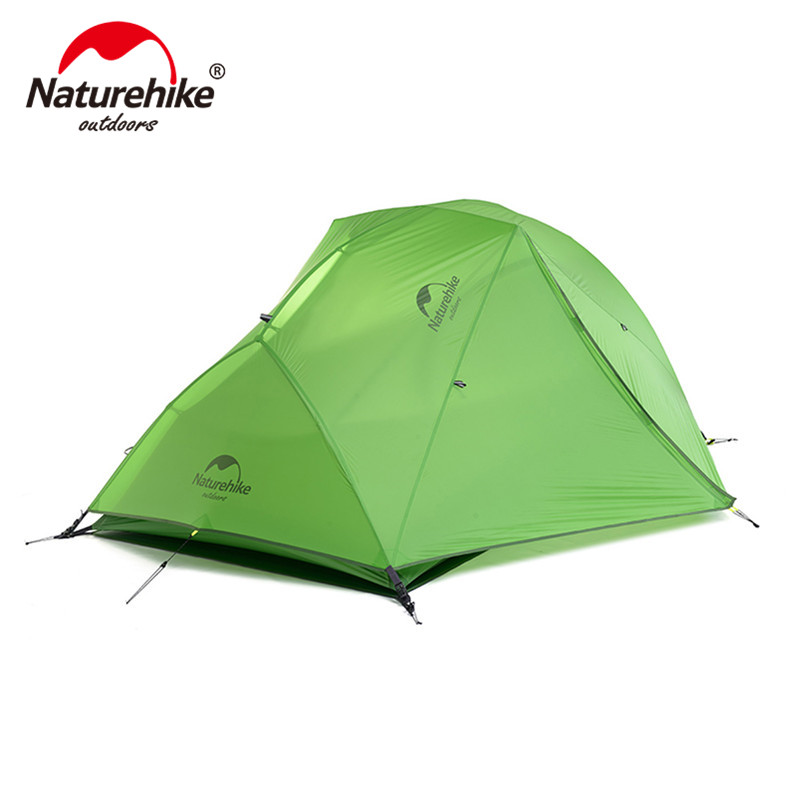 Палатка Naturehike Star-River Si 2-местная, алюминиевый каркас, сверхлегкая, зеленая