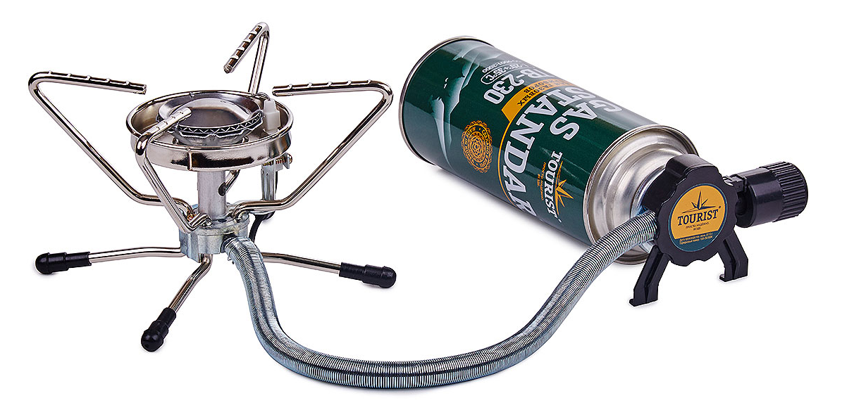 Горелка газовая TOURIST MINI-1000, под цанговый баллон Горелка газовая TOURIST MINI-1000, под цанговый баллон