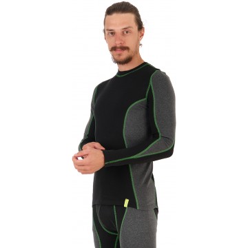 1 Термобелье комплект Helios Сomfort Line, цв. черно-серый р.58-60/182-188, 3XL