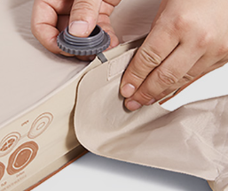 4 Коврик надувной Naturehike C10, двойной 200х132х10 cм, бежевый 4 Коврик надувной Naturehike C10, двойной 200х132х10 cм, бежевый