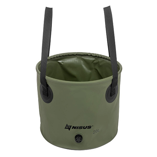 1 Ведро складное NISUS ПВХ 20л 1 Ведро складное NISUS ПВХ 20л