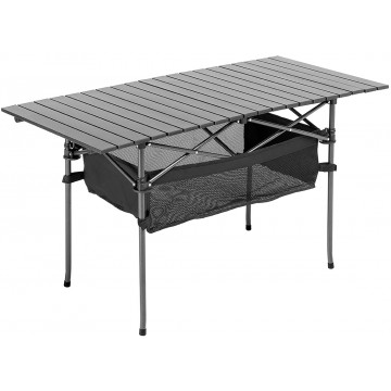 Стол складной Premier 120x55x65см., реечная столешница алюминий, с отделением под посуду Стол складной Premier 120x55x65см., реечная столешница алюминий, с отделением под посуду