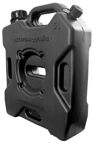 Канистра Экстрим "Драйв Плюс" 2 горловины 5 л (чёрная)