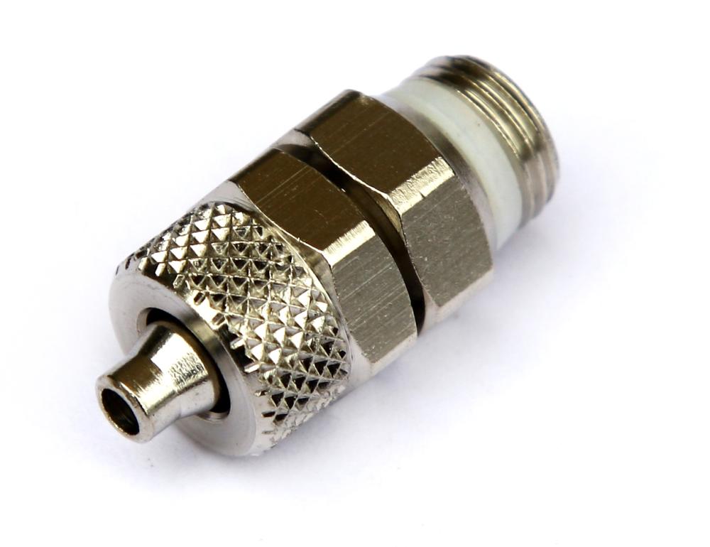 Соединение 6/4-1/8 под гибкую трубку с упл.кольцом Соединение 6/4-1/8 под гибкую трубку с упл.кольцом