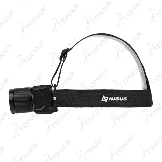 3 Фонарь налобный NISUS сенсорный 800 LM, IP43, USB 3 Фонарь налобный NISUS сенсорный 800 LM, IP43, USB
