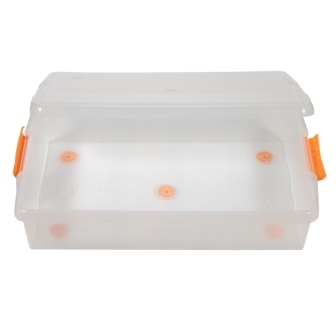 2 Короб для хранения IRIS THIN BOX 34л, прозрачный