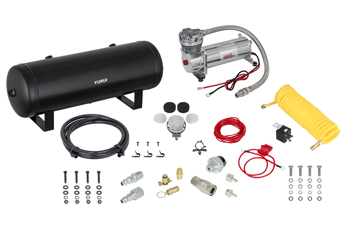 Пневмосистема комплект YF6456R ресивер 9,46 л 100% Пневмосистема комплект YF6456R ресивер 9,46 л 100%