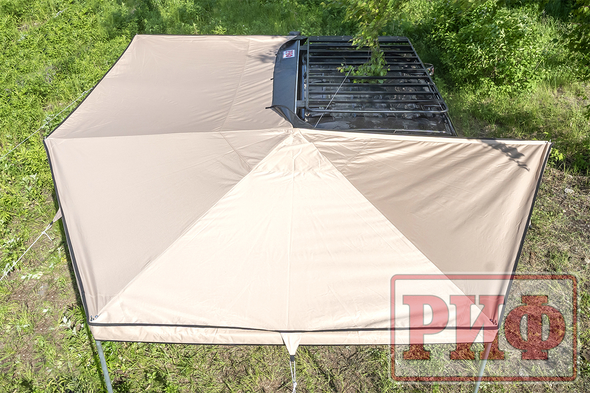 Маркиза автомобильная РИФ комбинированная (прямоугольная с веерной частью) 2,5х2,0 м (левая) Маркиза автомобильная РИФ комбинированная (прямоугольная с веерной частью) 2,5х2,0 м (левая)