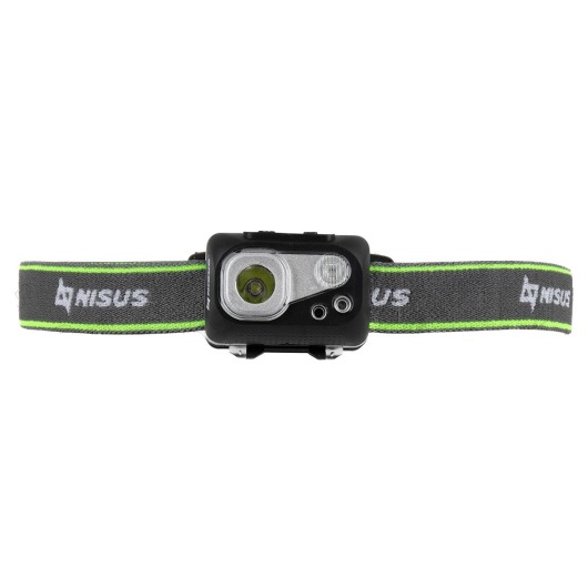 1 Фонарь налобный NISUS водонепроницаемый 300LM, IPX7, USB 1 Фонарь налобный NISUS водонепроницаемый 300LM, IPX7, USB
