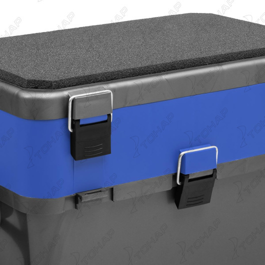 2 Ящик рыболовный зимний HELIOS, серый/синий 2 Ящик рыболовный зимний HELIOS, серый/синий