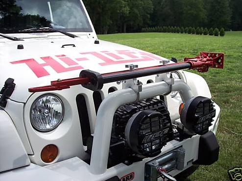 Крепление на трубу кенгурятника для домкрата Hi Lift 50-80 мм Крепление на трубу кенгурятника для домкрата Hi Lift 50-80 мм