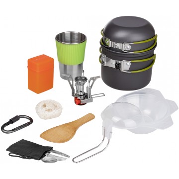 Набор посуды HELIOS 3-4 персоны. анодированный алюминий Набор посуды HELIOS 3-4 персоны. анодированный алюминий
