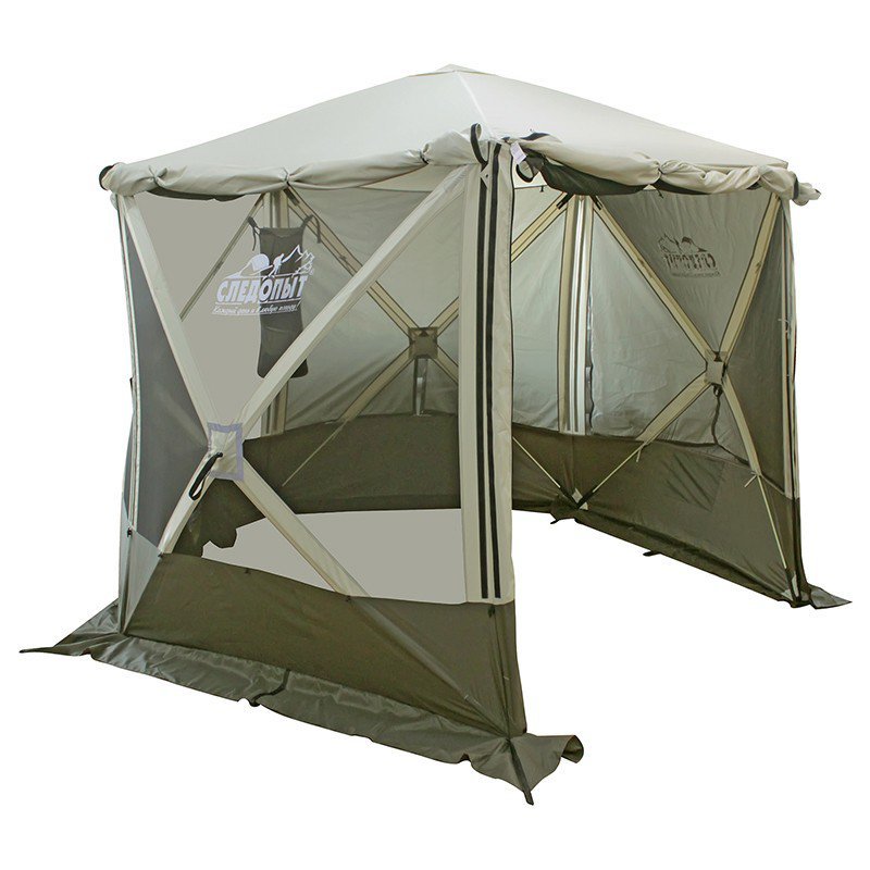 Шатер "СЛЕДОПЫТ" быстросборный, 5 стен, h-2,30 м, (3.4х3,25 м), 7 кв.м.
