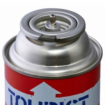 Баллон газовый цанговый TOURIST для портативных приборов 220 г. Баллон газовый цанговый TOURIST для портативных приборов 220 г.