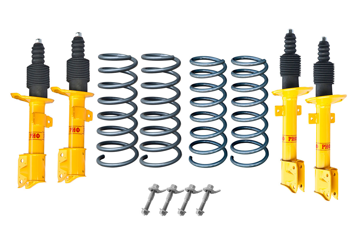 Лифт-комплект РИФ для Renault Duster (2010-2022), Nissan Terrano III 2004+ 4х4 лифт 40 мм Лифт-комплект РИФ для Renault Duster (2010-2022), Nissan Terrano III 2004+ 4х4 лифт 40 мм