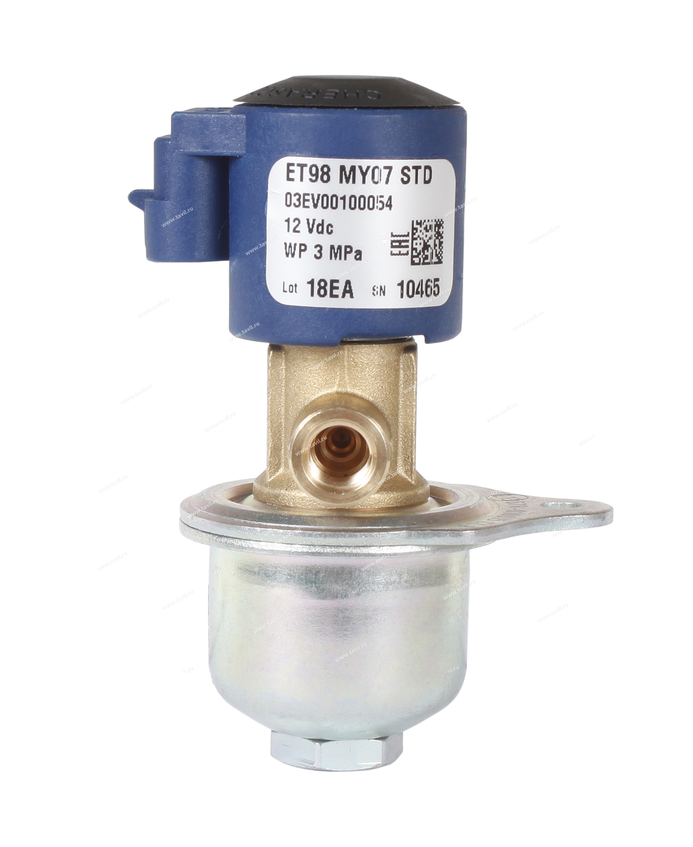 Клапан электрический вкл сигнала MY07 ET98 6мм под фишку Клапан электрический вкл сигнала MY07 ET98 6мм под фишку