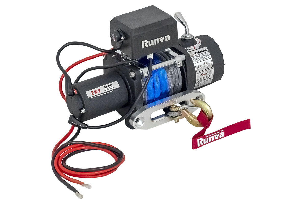 Лебёдка автомобильная электрическая 12V Runva EWX5000SR 2268 кг (синтетический трос) Лебёдка автомобильная электрическая 12V Runva EWX5000SR 2268 кг (синтетический трос)