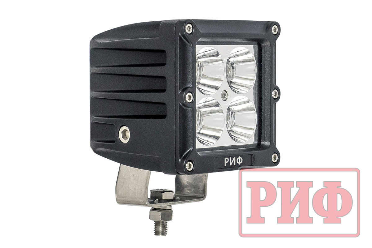 Светодиодная фара дальнего света РИФ 80 мм 20W LED