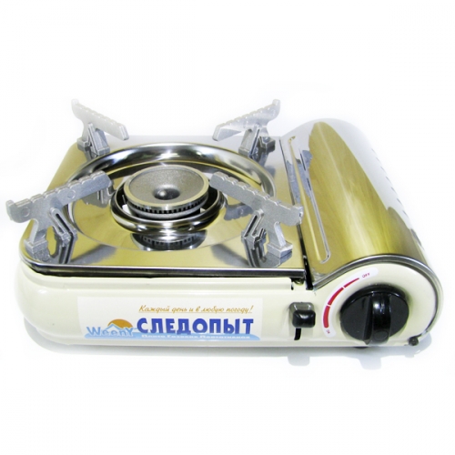 Плита газовая портативная СЛЕДОПЫТ WeenY нержавеющая сталь цанговый баллон Плита газовая портативная СЛЕДОПЫТ WeenY нержавеющая сталь цанговый баллон
