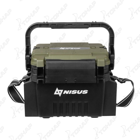 4 Ящик форелевый NISUS 30x21.5x25 см, черный с зеленым 4 Ящик форелевый NISUS 30x21.5x25 см, черный с зеленым