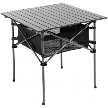 Стол складной Premier 70x70x70 см., реечная столешница алюминий, с отделением под посуду Стол складной Premier 70x70x70 см., реечная столешница алюминий, с отделением под посуду