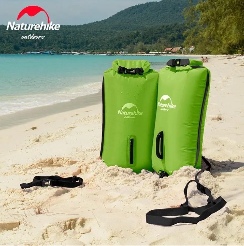 Гермомешок Naturehike туристический 18 л. ярко-зеленый Гермомешок Naturehike туристический 18 л. ярко-зеленый