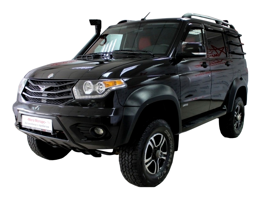 Расширители арок УАЗ Патриот 2015+ шагрень (+30 мм к штатным) (2 бака) Расширители арок УАЗ Патриот 2015+ шагрень (+30 мм к штатным) (2 бака)