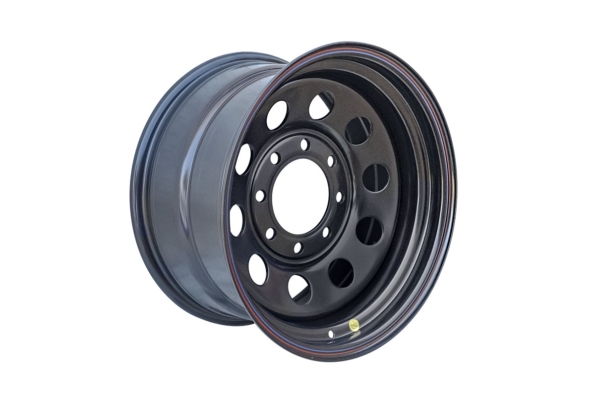 Диск усиленный RAM (Dodge) 2500/3500, Hummer H1/H2 стальной черный 8x165.1 9xR17 d121 ET0