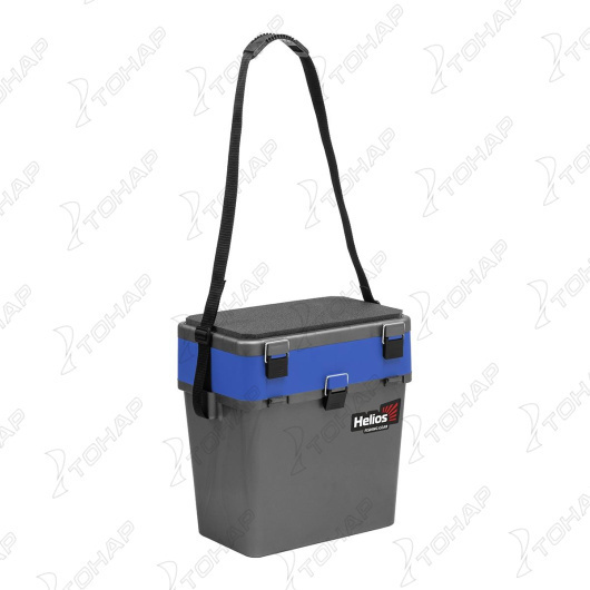 3 Ящик рыболовный зимний HELIOS, серый/синий 3 Ящик рыболовный зимний HELIOS, серый/синий