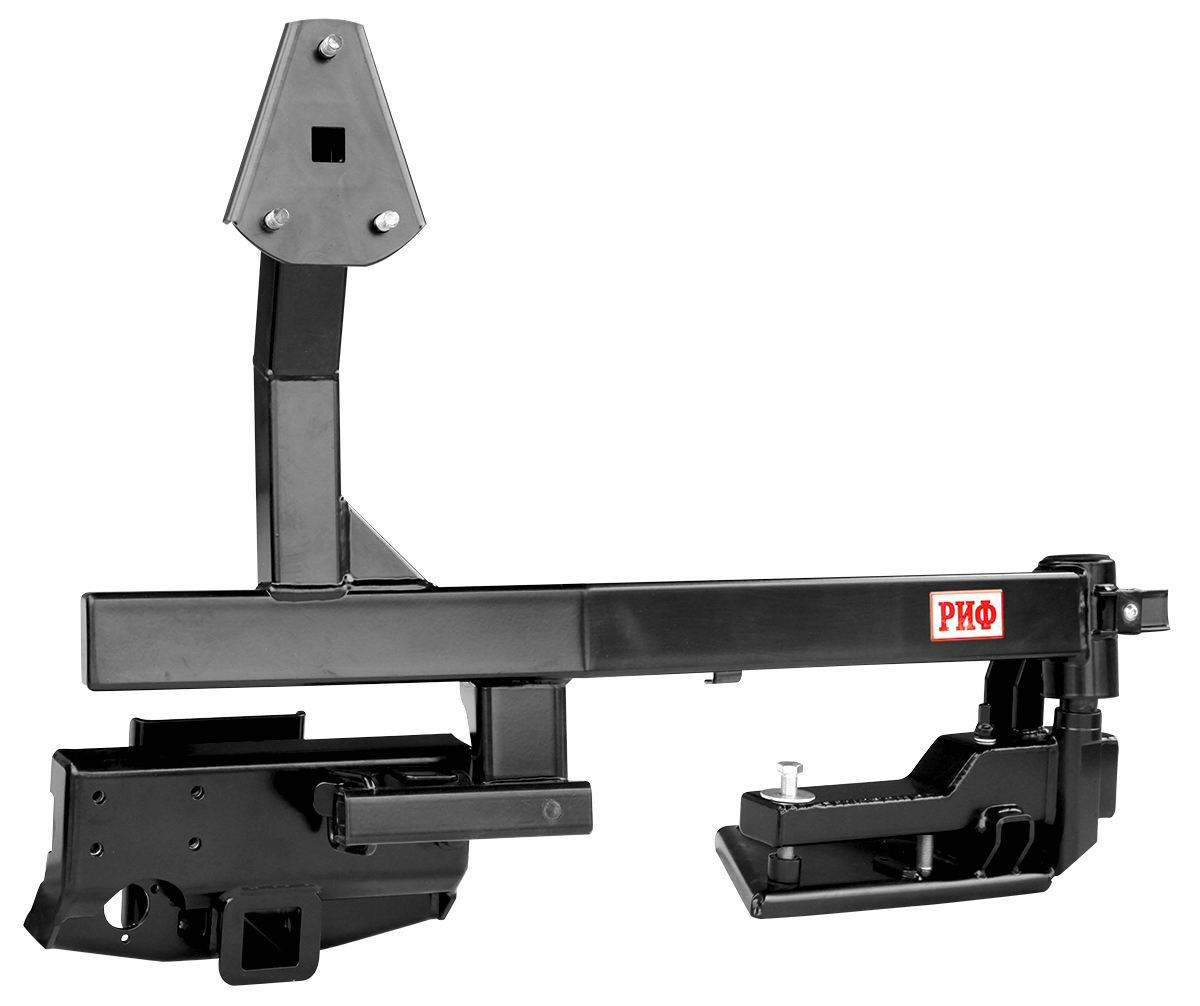Калитка РИФ с фаркопом в штатный задний бампер Toyota Land Cruiser 200 2008-2015 под штатное колесо, с подсветкой номера Калитка РИФ с фаркопом в штатный задний бампер Toyota Land Cruiser 200 2008-2015 под штатное колесо, с подсветкой номера