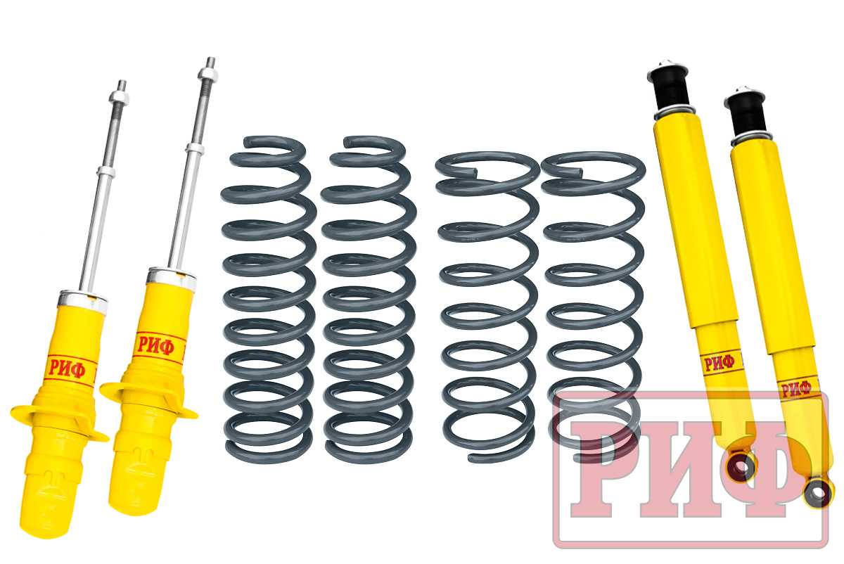 Лифт-комплект РИФ для SsangYong Rexton 1 лифт 30 мм +75 кг Лифт-комплект РИФ для SsangYong Rexton 1 лифт 30 мм +75 кг