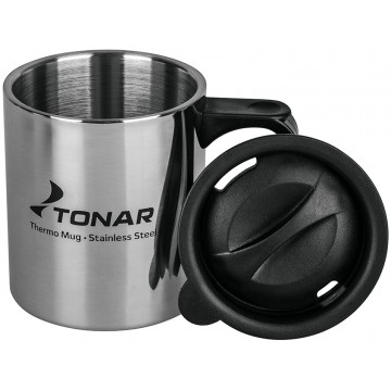 Термокружка ТОНАР 350ML с пластиковой крышкой Термокружка ТОНАР 350ML с пластиковой крышкой
