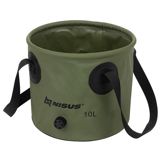 1 Ведро складное NISUS ПВХ 10л 1 Ведро складное NISUS ПВХ 10л