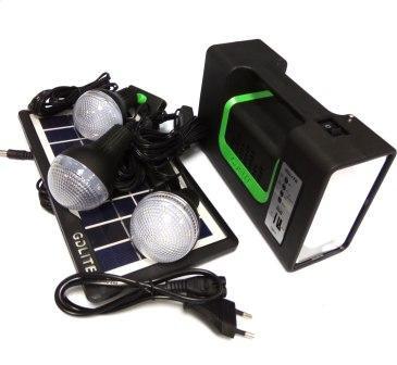 Фонарь аккумуляторный кемпинговый GDLite 10 (три лампы)