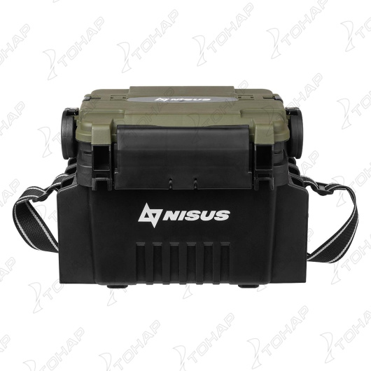 3 Ящик форелевый NISUS 30x21.5x25 см, черный с зеленым 3 Ящик форелевый NISUS 30x21.5x25 см, черный с зеленым