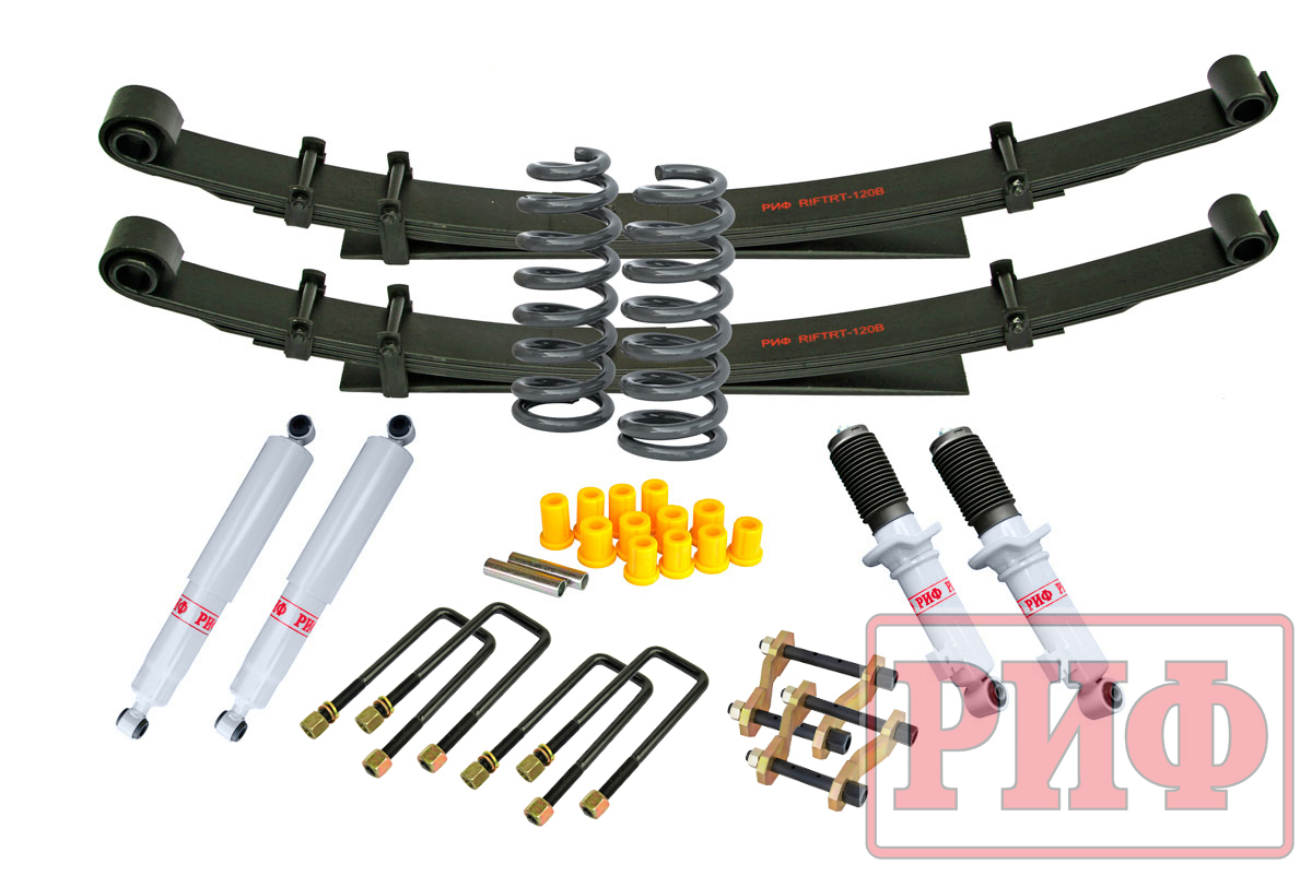 Лифт-комплект РИФ газовый Mitsubishi L200 2015-2023, Fiat Fullback 2016+ мягкий лифт 40 мм Лифт-комплект РИФ газовый Mitsubishi L200 2015-2023, Fiat Fullback 2016+ мягкий лифт 40 мм