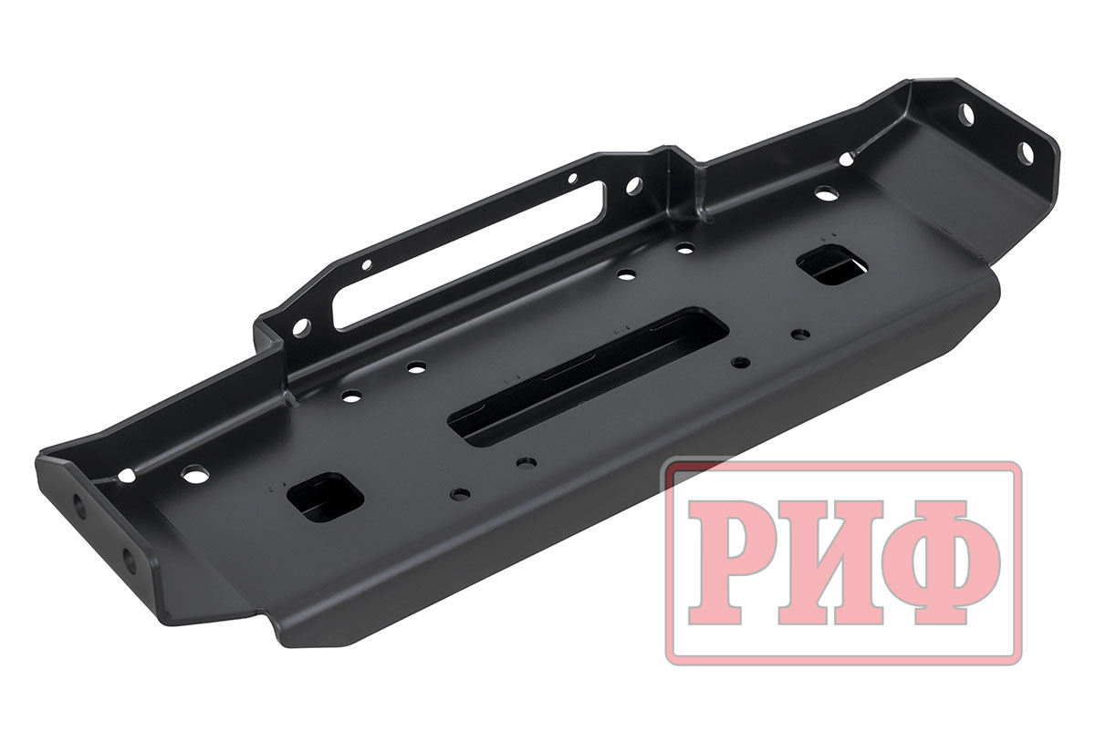 Площадка РИФ под лебёдку в штатный бампер Mitsubishi Pajero IV Площадка РИФ под лебёдку в штатный бампер Mitsubishi Pajero IV