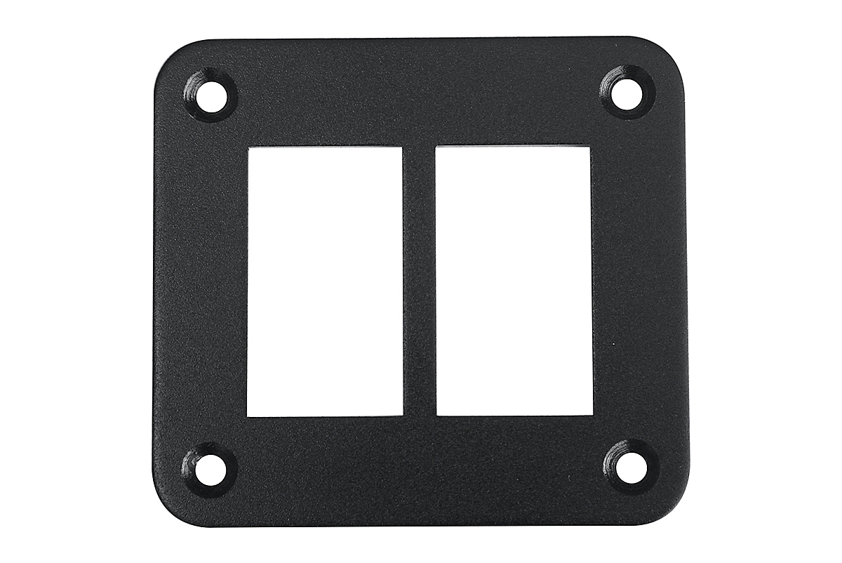 Панель переключателей монтажная два отверстия