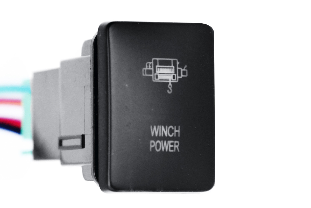 Кнопка ВКЛ/ВЫКЛ, белый, WINCH POWER TOYOTA 32x22 Кнопка ВКЛ/ВЫКЛ, белый, WINCH POWER TOYOTA 32x22