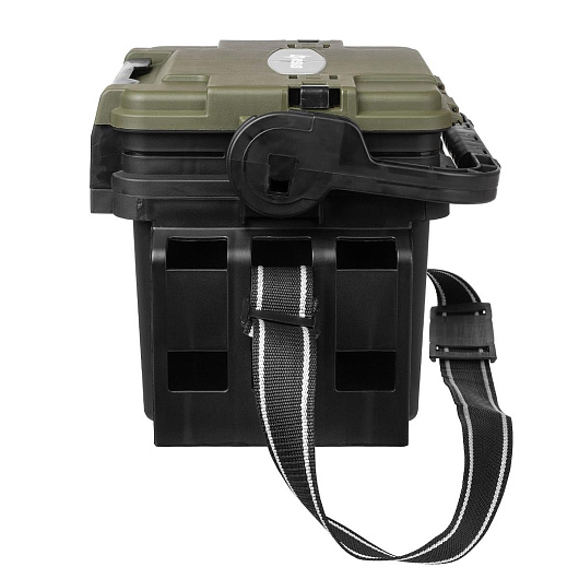 2 Ящик форелевый NISUS 30x21.5x25 см, черный с зеленым 2 Ящик форелевый NISUS 30x21.5x25 см, черный с зеленым